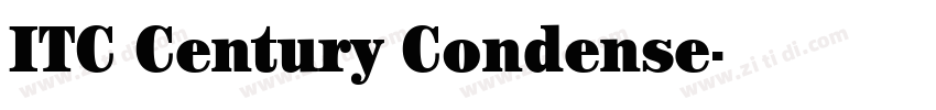 ITC Century Condense字体转换